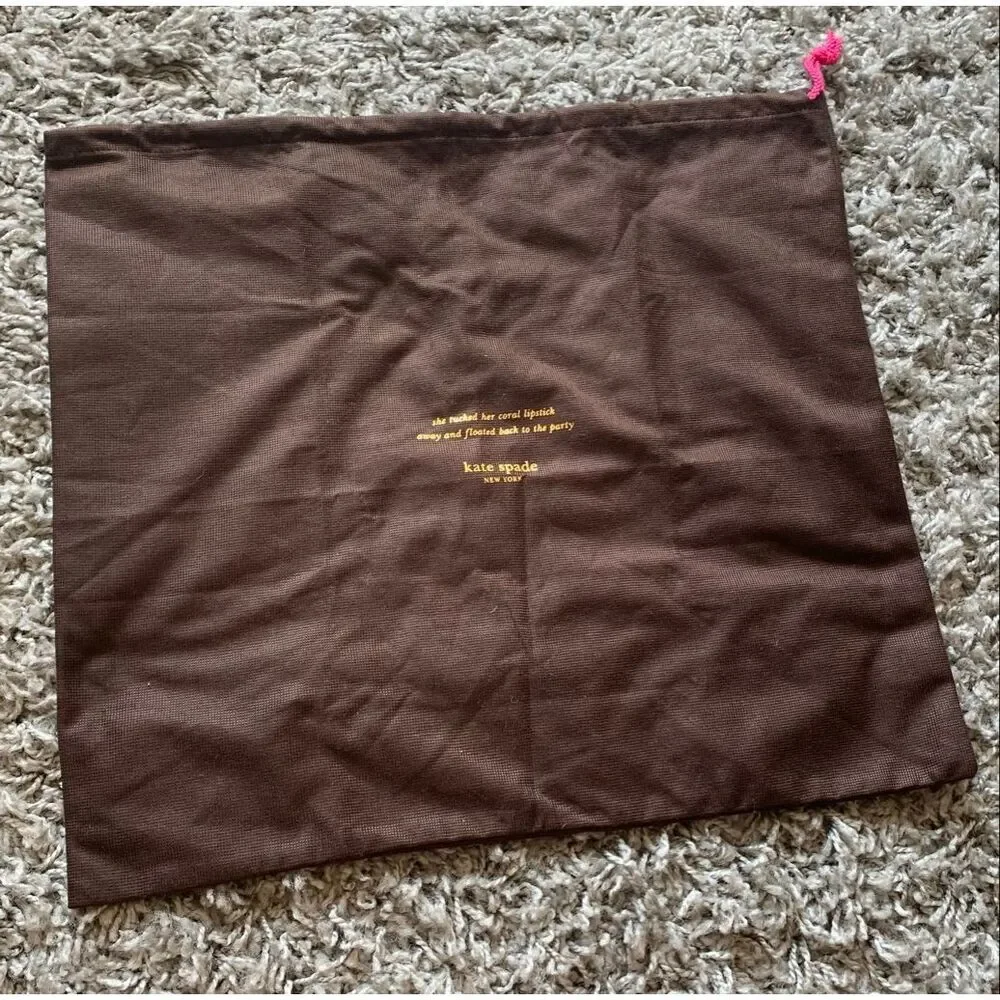 3 KATE SPADE Dust Bag Garment Cover Paper Logo Bag PINK LOT